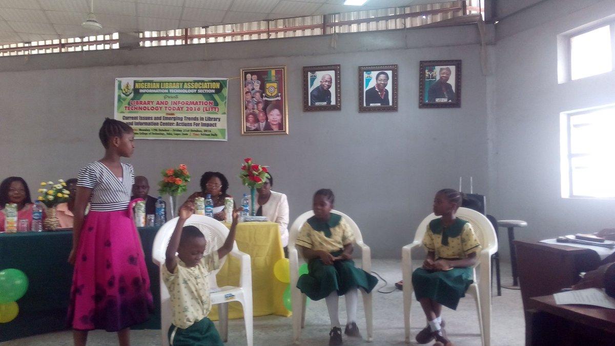 VictorEjechi's tweet photo. Pupils from Yabatach Staff school literally have the participants a wonderful drama presentation #LITTWorkShop2016 https://t.co/HfrZW4acBs
