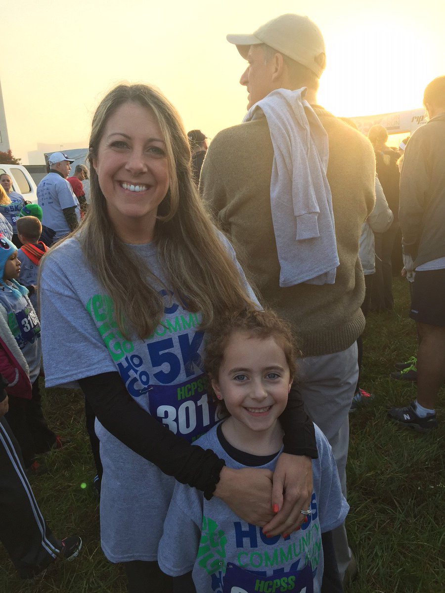 fespta's tweet photo. Natalie and Bella represented Fulton Elementary and Hammond Middle at the HCPSS 5K &amp; Fun Run on Sunday. #LetsGoHoCo https://t.co/U6cJ1DYCZr