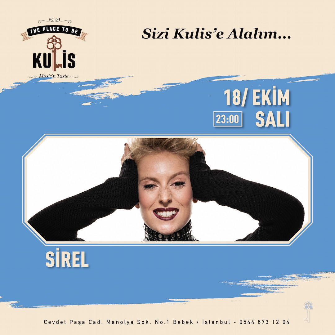 kulisbebek's tweet photo. Kulis Bebek'te bu gece sahnenin adı SİREL!

Her hafta salı akşamı Kulis Bebek'te Sirel ile birlikte olmak için şimdiden notunuzu alın. https://t.co/3Nzccrhi9A