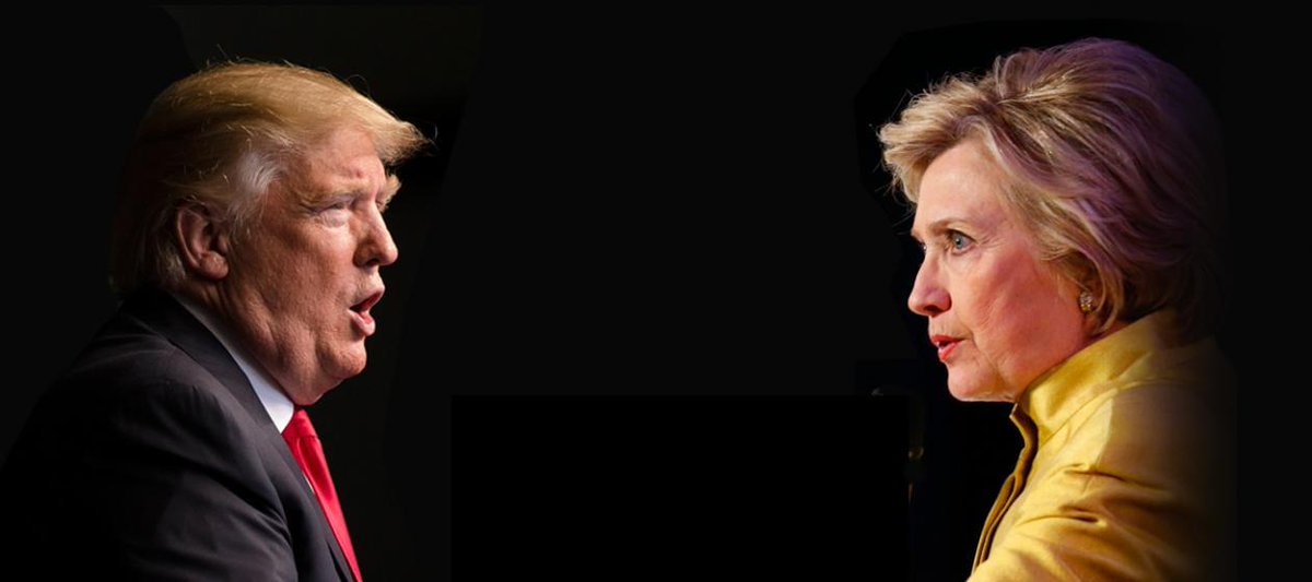 multiversumsite's tweet photo. #Elezioni #USA: l'outsider #DonaldTrump vs la politica #HillaryClinton. Chi vincerà? Di @giumasci ► https://t.co/qoJokKGLLH https://t.co/mVuaecY56J