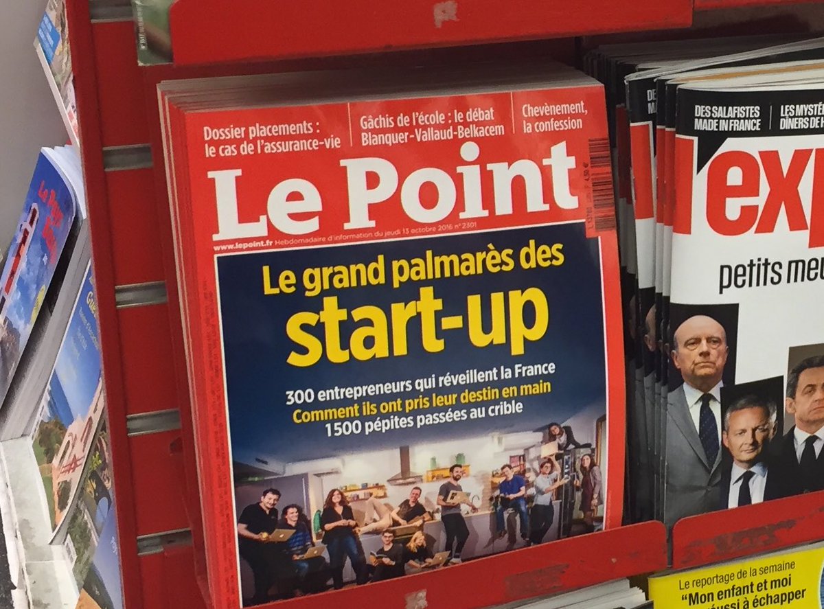 EtClaude's tweet photo. Pas peu fière de faire partie de ceux qui "ont pris leur destin en main" ! @LePoint @MagicMakersAt https://t.co/4BciTo4tjl