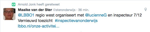 steronderwijs's tweet photo. Voor directeuren en hun IB-ers #onderwijs : lezing @LBBO1 Vernieuwd toezicht #inspectievanonderwijs 7 dec. start 19.15 Leiderdorp https://t.co/jQ21lomHRR