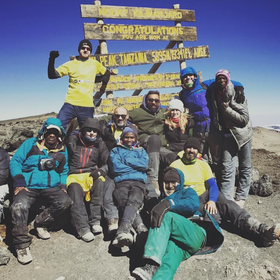 bearded0ptimist's tweet photo. The magnificent 7 (plus guides) #kilimanjaro #madeit #toughenough #roofofafrica https://t.co/Fuv70brhXC