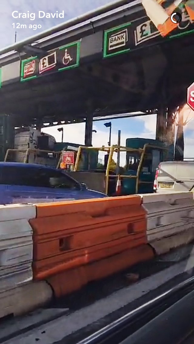 borderbarriers's tweet photo. @CraigDavid Here @borderbarriers we all enjoyed your Snap Chat of our BBS Rhino Crash Tested barriers on the Severn Bridge :) Thanks :) https://t.co/0EIhtlAFSJ