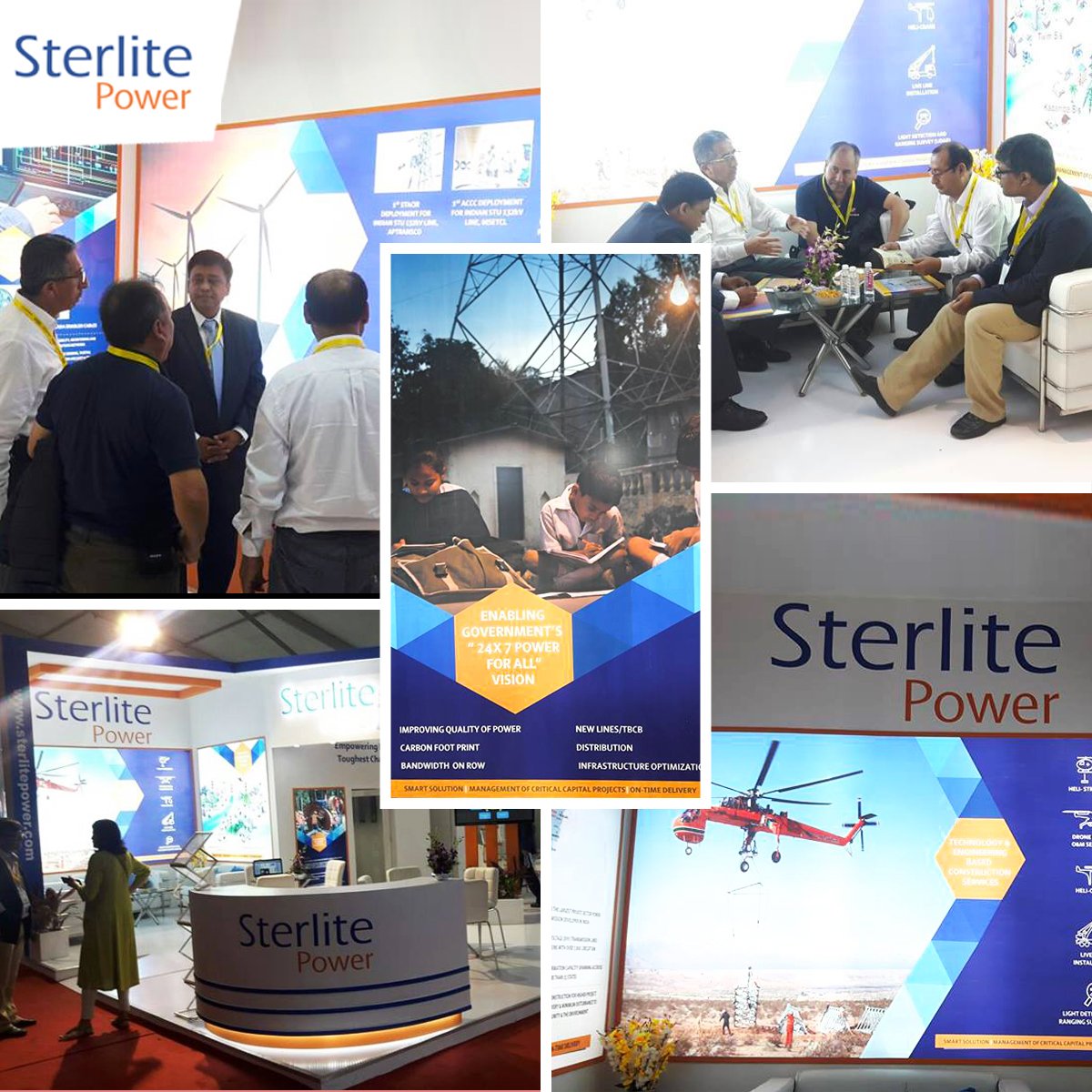 SterlitElectric's tweet photo. Discussing the future of power transmission at #SWITCH2016, one of the largest electrical expos in the country. #SwitchOnTheFuture #Vadodara https://t.co/C1kolOwrkm