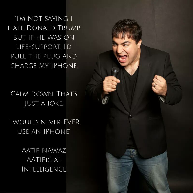 AatifNawaz's tweet photo. #AATIFicialIntelligence #JustJokes #CalmDown https://t.co/o2Gz6xnqKW