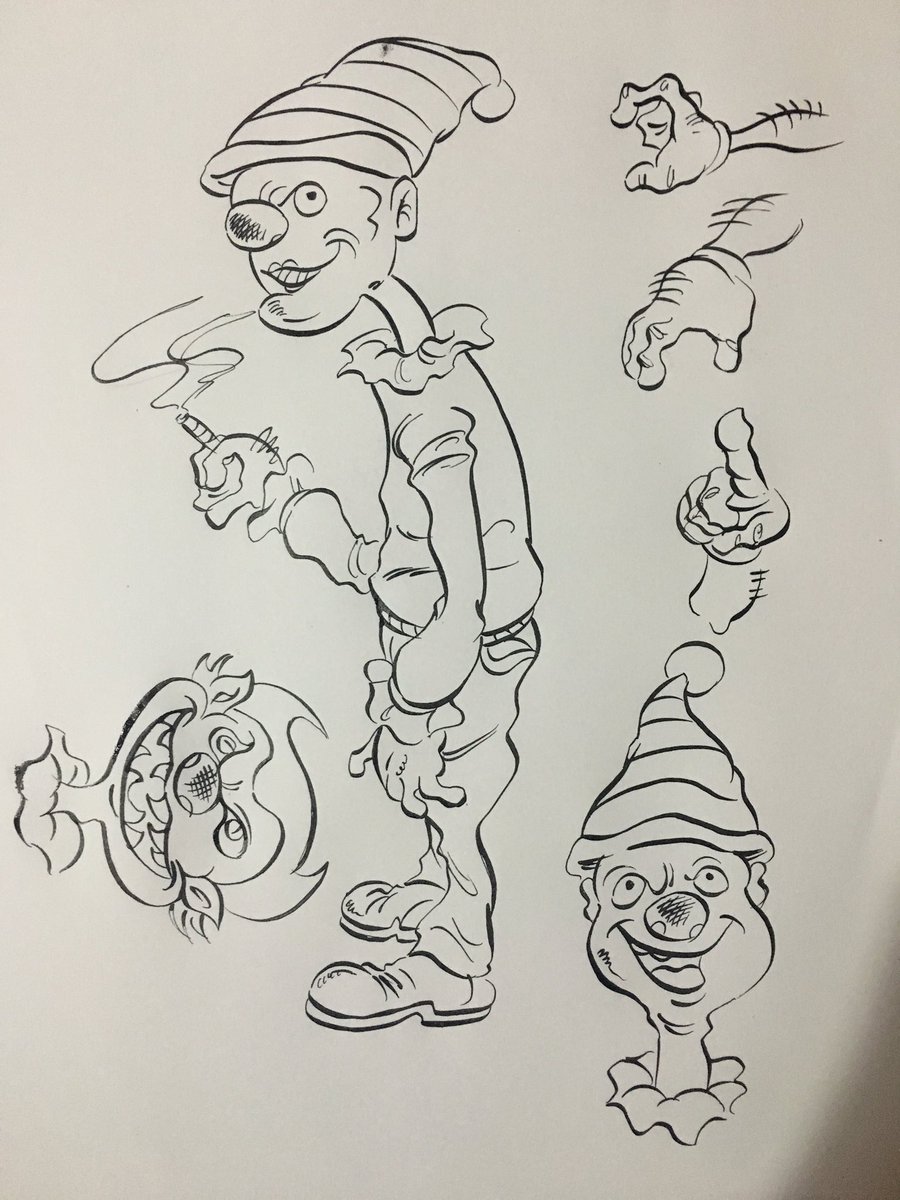 最近カートゥーンばっかり描いてたから今度のHMUはこんな感じの作品描こうかな 