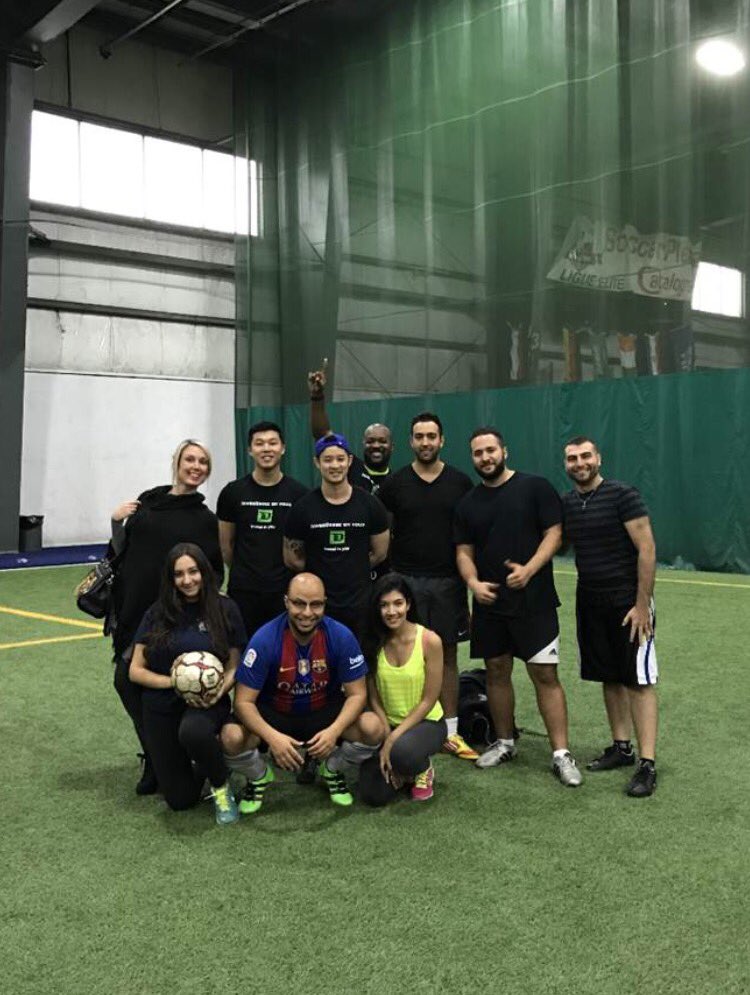 Had a great time while supporting a great cause! #TDGriffintown #Centraide #Soccer