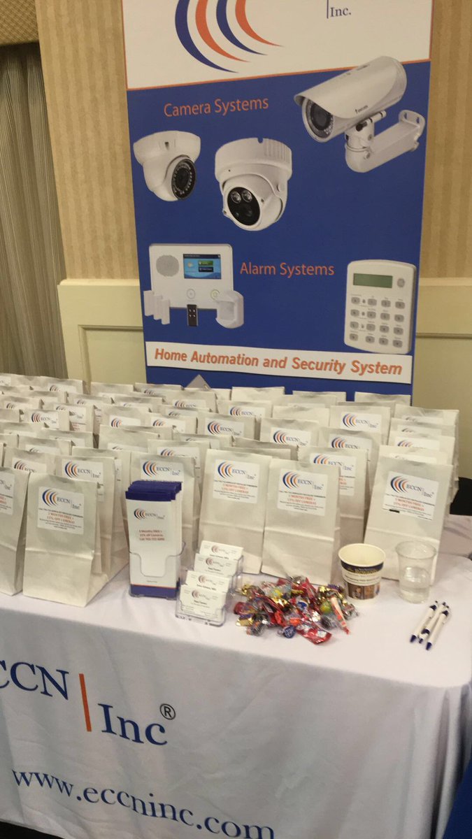 ECCNinc's tweet photo. Pictures form our last event. #eccn #security #alarmsystem #giveaways #networking #branding #staysafe #Tuesday #happytuesday https://t.co/axggFOTTIh