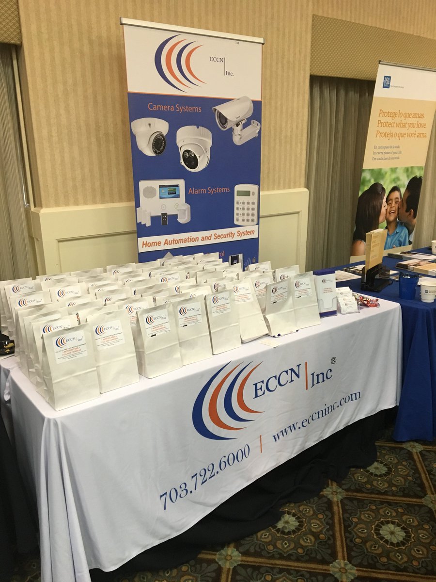 ECCNinc's tweet photo. Pictures form our last event. #eccn #security #alarmsystem #giveaways #networking #branding #staysafe #Tuesday #happytuesday https://t.co/axggFOTTIh