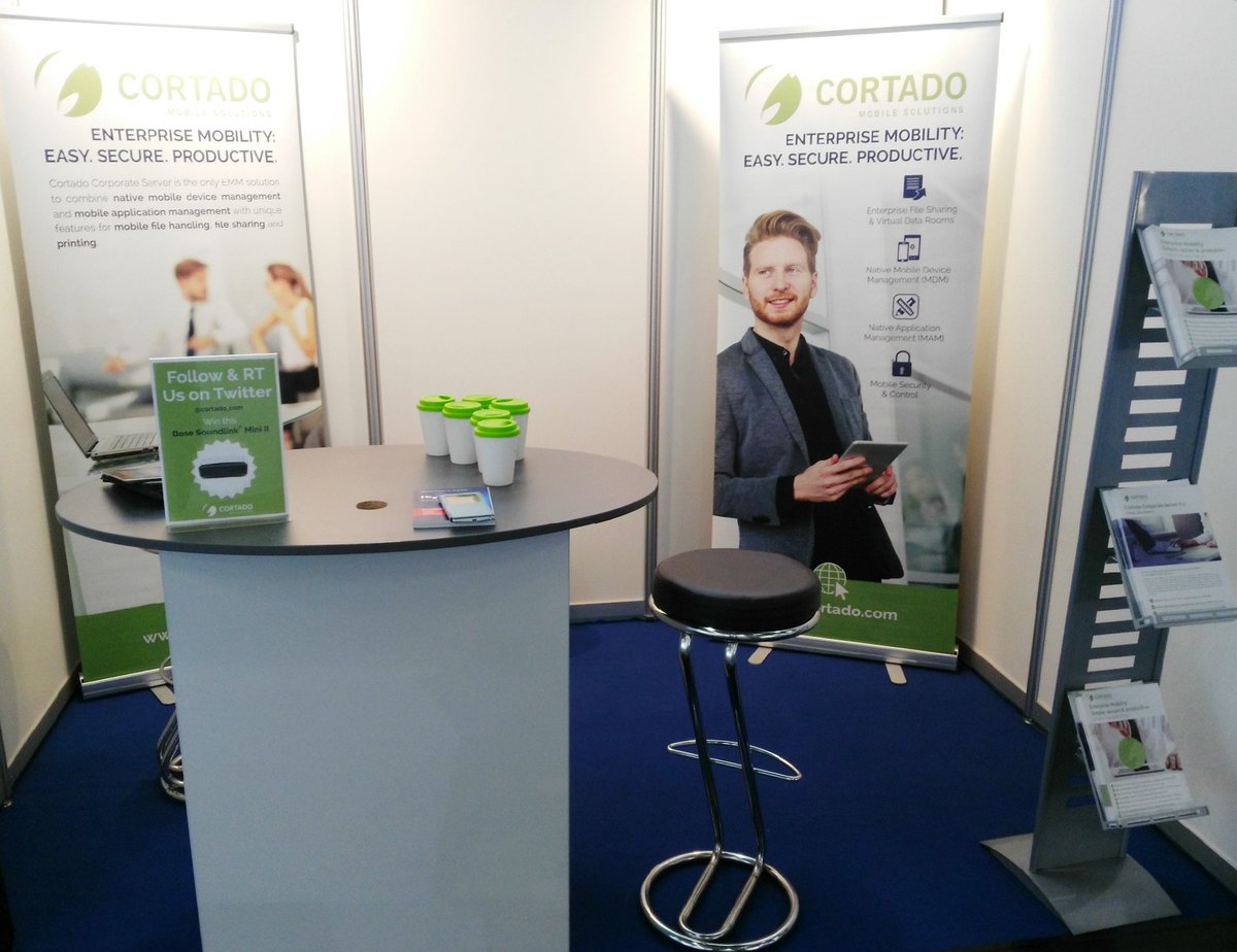 cortado_com's tweet photo. Last day of @itsa_Messe - last chance to have a chat. Meet us at booth 373, hall 12! #itsa2016 #enterpisemobility
https://t.co/UwXXN7eirB https://t.co/MvHaH9v91Q