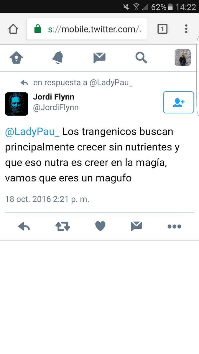 Los transgénicos buscan crecer sin nutrientes, y que eso nutra es creer en magia, vamos, que eres un magufo.