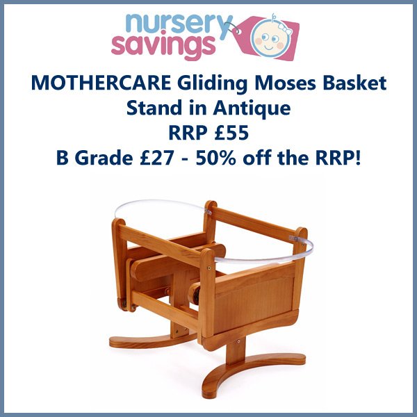 mothercare gliding moses basket stand