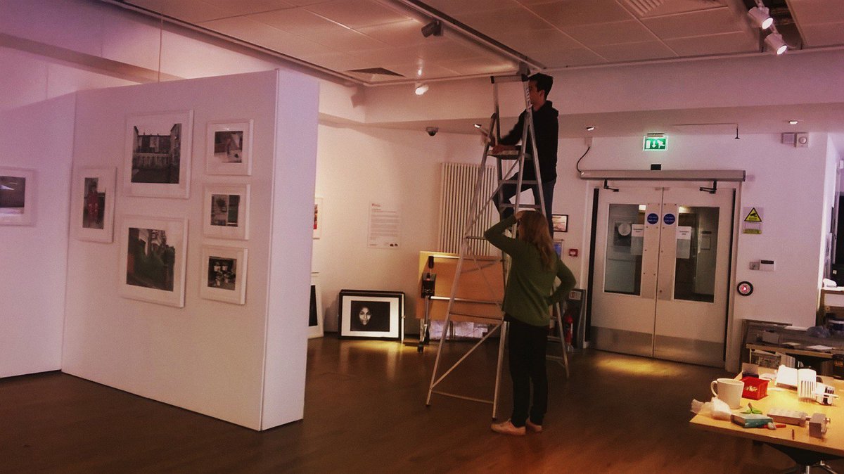 SolentShowcase's tweet photo. All work is up &amp; ready for the Private View on Thursday :) @caravangallery @solentofficial #Southampton https://t.co/sR2izoTYnK https://t.co/4WvFtvMft7