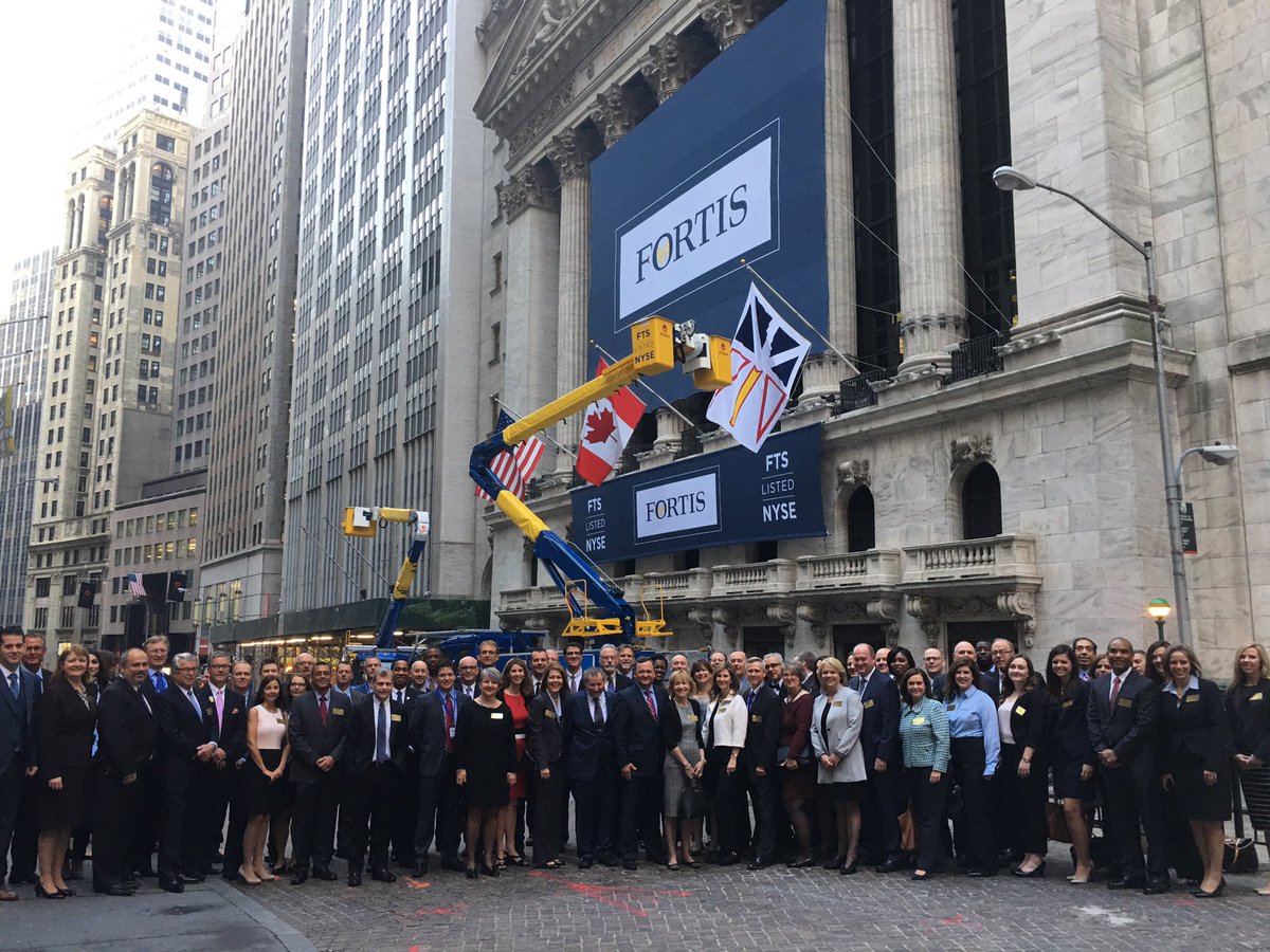 Fortis_NA's tweet photo. Proud Fortis employees get ready to #ringthebell @NYSE https://t.co/bKtuOFtUHq