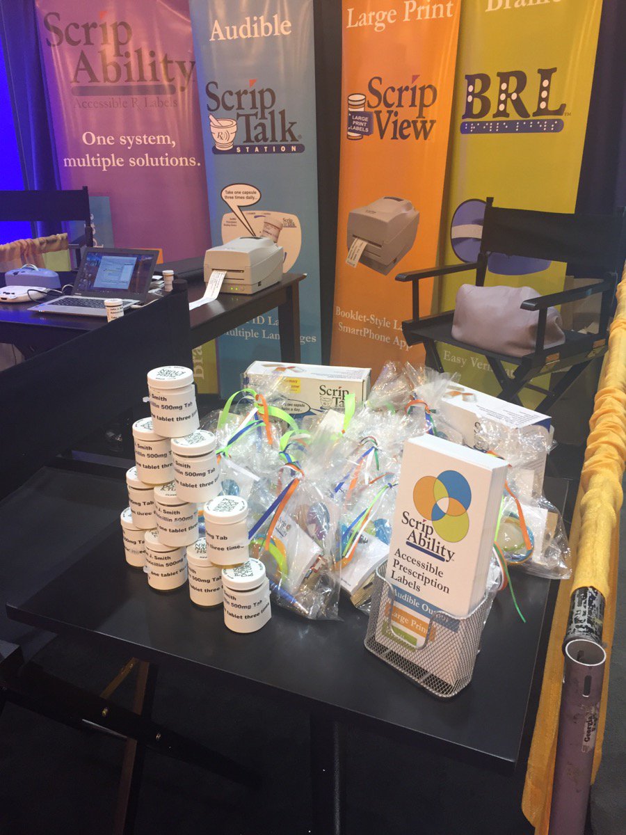 ENVAmerica's tweet photo. #ScripAbility is ready to show community pharmacists all about #accessibleprescriptions while at #NCPA2016 https://t.co/aN9KQxCkMw
