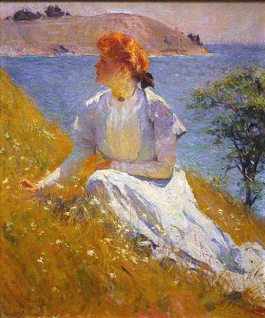 rhondavisconti's tweet photo. Painting by Frank Weston Benson #art #witart https://t.co/a8o7qJu3lJ