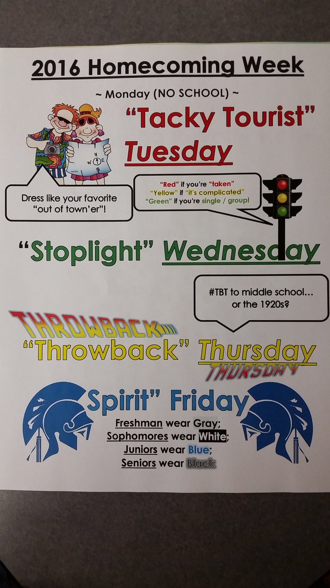 Spirit week this week! Let's get tacky today! ;)