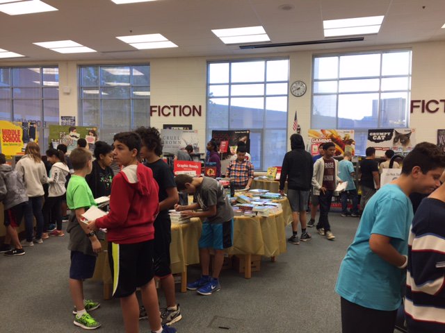 LibertyMSLib's tweet image. Our Book Fair is a hit!  We have a large selection of popular titles.  Be sure to check it out.  Open until 2:30 Tues. 3:30 Wed. 5pm Thurs.