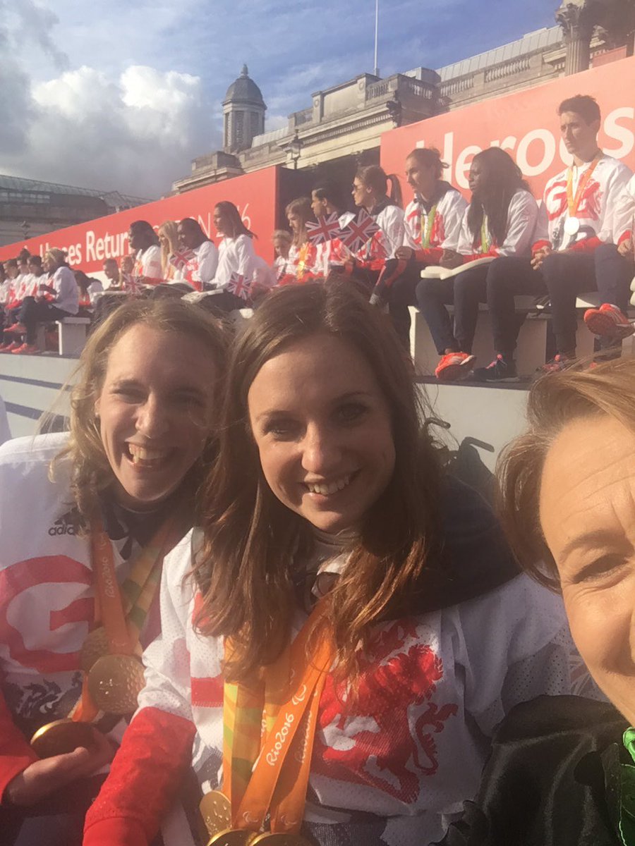 Tanni_GT's tweet photo. Lovely to spend time with @NBakerParaRider @SChristiansen87 today.  Thank you for being awesome https://t.co/LCGcGPI5cq