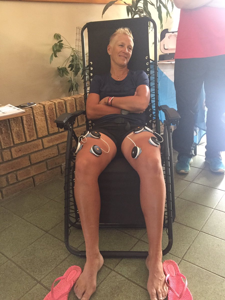 Sports recovery specialists looking after @CapePioneerTrek  participants @StraussMariske <a href="/DeepHeatZA/">Deep Heat</a> <a href="/Compex_SA/">Compex South Africa</a> #Legendgirls