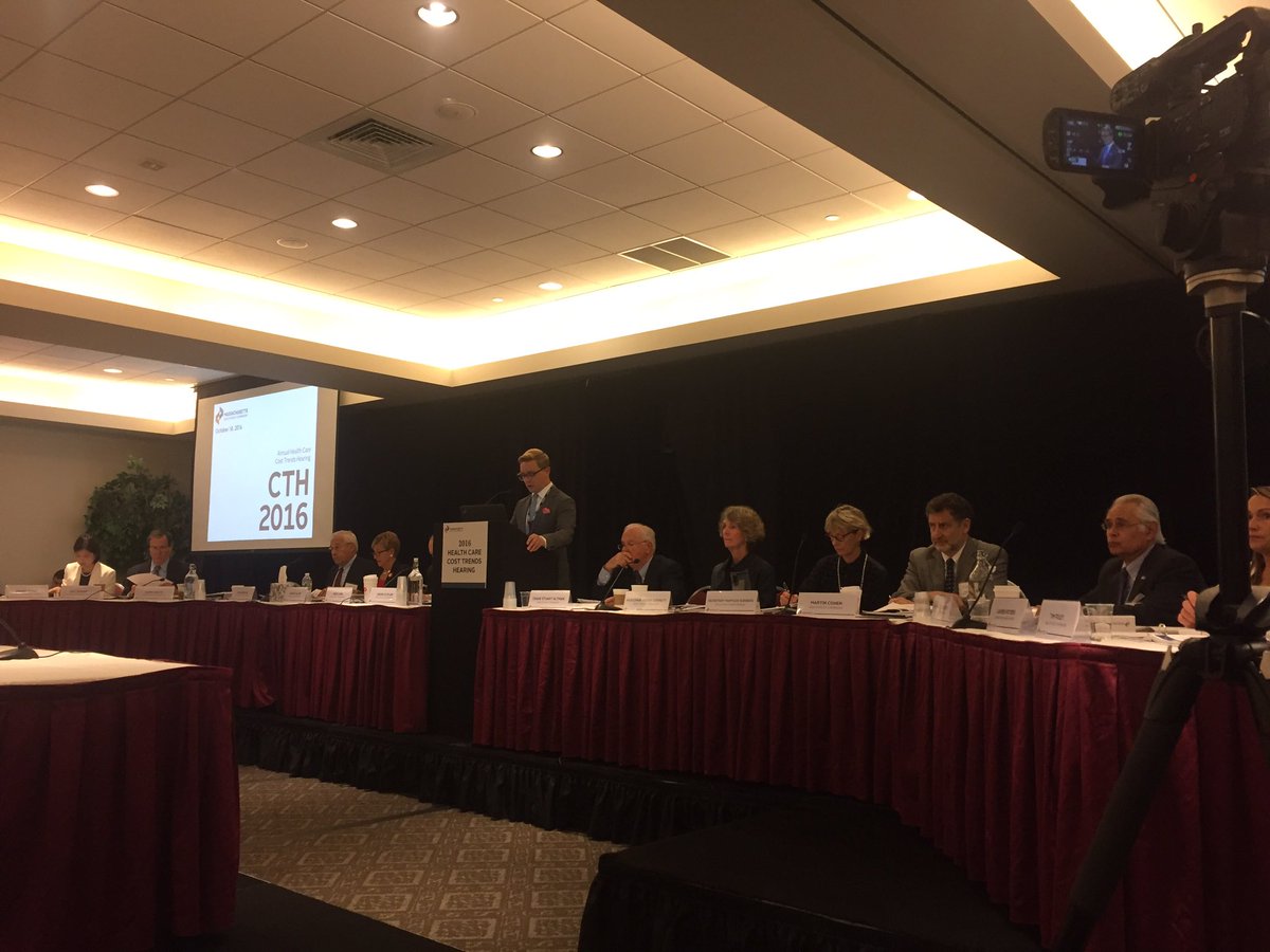 ColinAYoung's tweet photo. Coming to you LIVE from day two of the "Super Bowl of health policy," the annual health care cost trends hearing. #mapoli #CTH2016 https://t.co/dJYals3rFx
