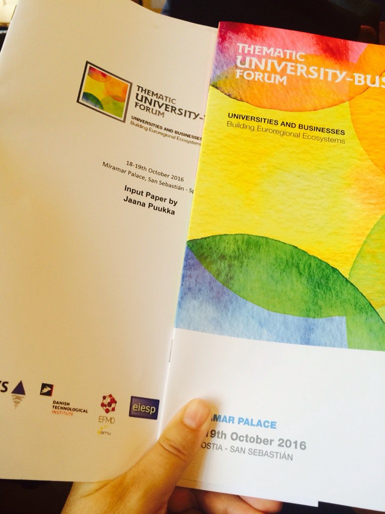 CamiladeEpalzaA's tweet photo. #ubforum ! @Gob_eus @EU_Commission @EUErasmusPlus &amp; basque universities @Confebask @NvelleAquitaine @Aquitaineuskadi https://t.co/TU0ESHtyHD