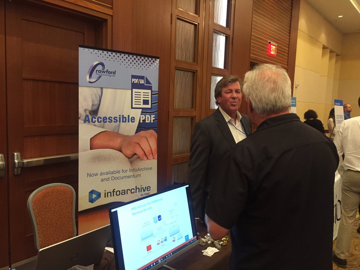 mjohnsen25's tweet photo. The one & only print streaming certified solution for #InfoArchive & #Documentum by @CrawfordTechInc #customernext long beach @ ronstarzyk01 https://t.co/RVkqDQfrIK