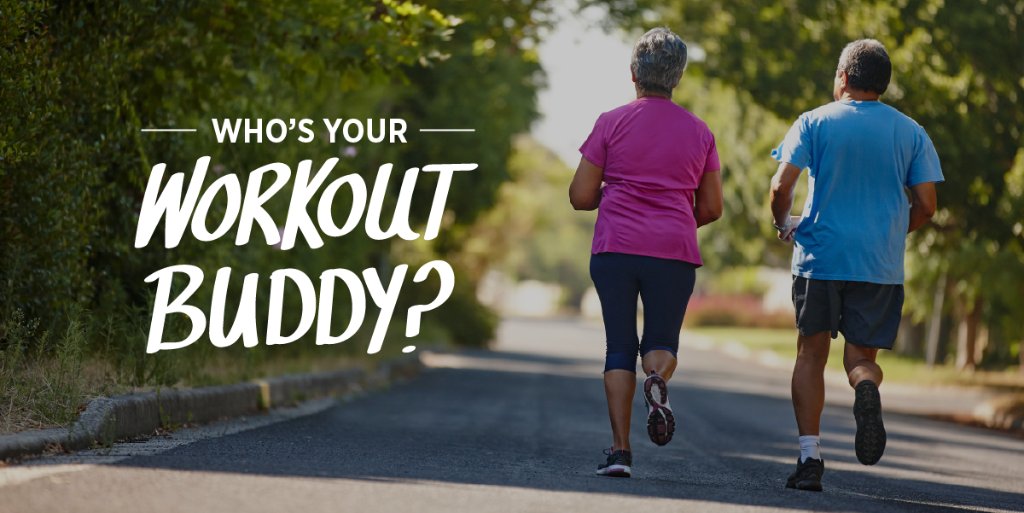 AARP's tweet image. An exercise partner can help you achieve your fitness goals. Tag your workout buddy to give them some encouragement!