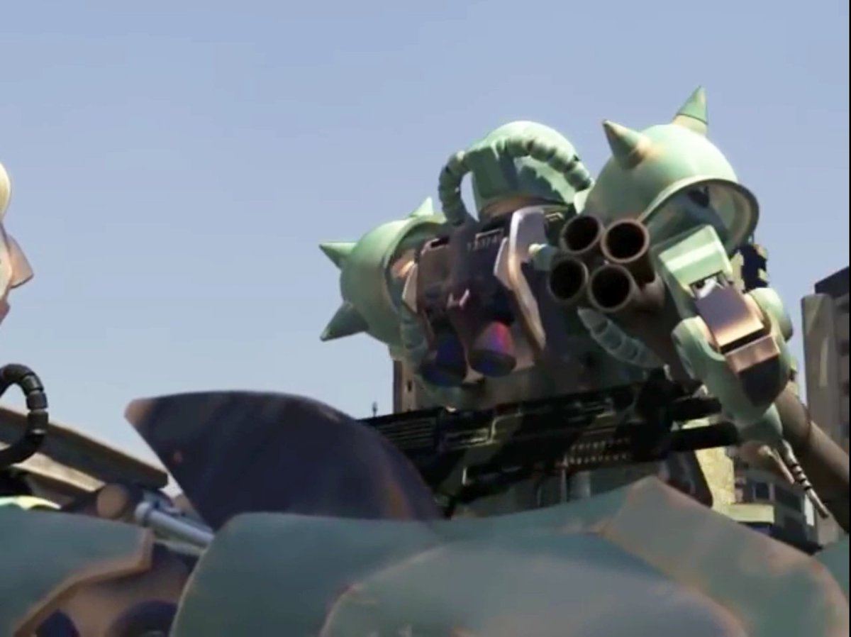 両肩スパイクアーマーのザクっていうのも、なんだかいいなぁ。