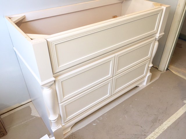EwingCompanies's tweet photo. New vanities are being installed today! #omegacabinetry #medallioncabinetry https://t.co/p99hMrrvoh
