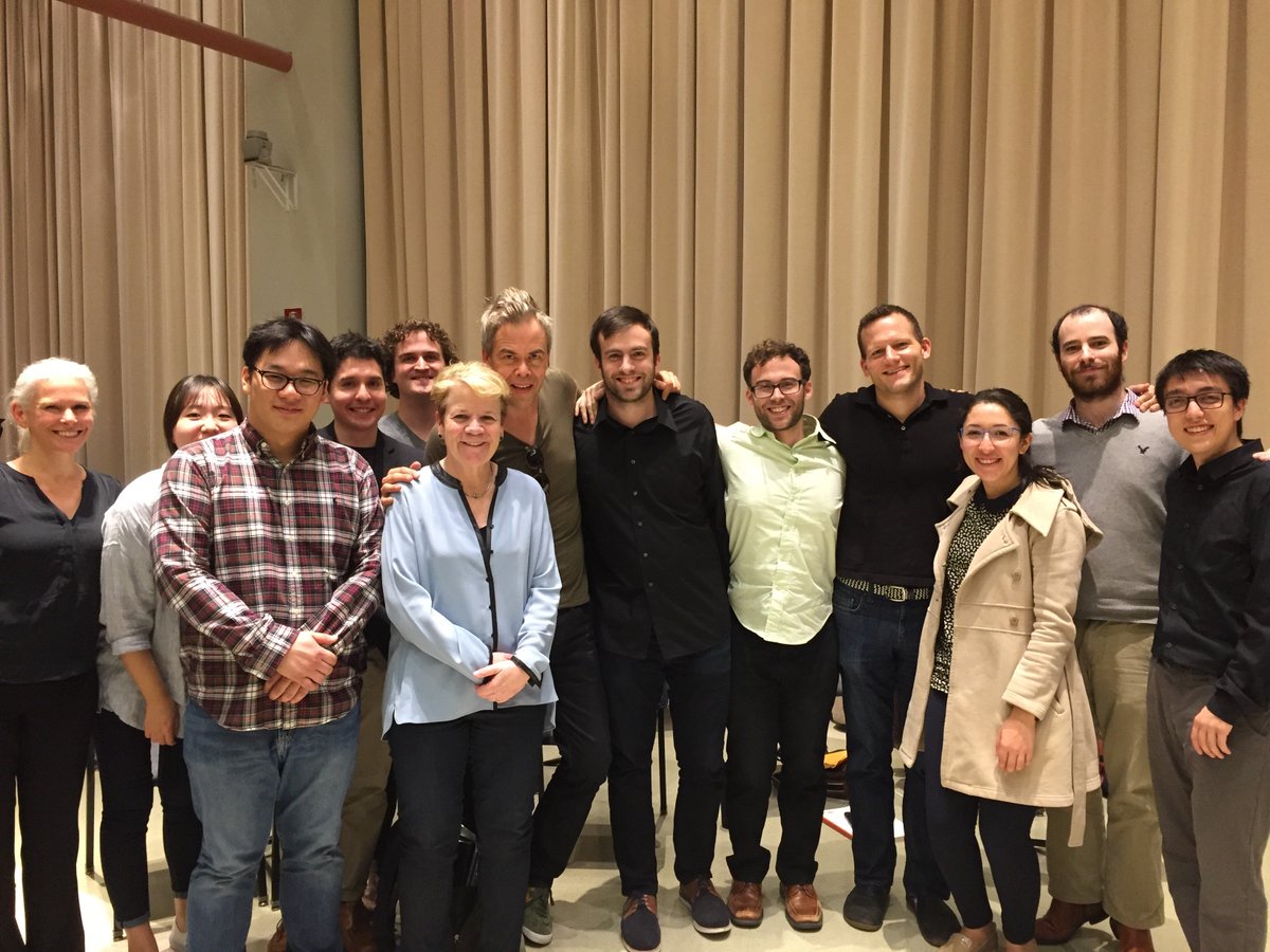 marinalsop's tweet photo. Wonderful conducting class with Maestri @hlintu last night at @george_peabody. Many thanks Hannu! MA https://t.co/SyBHDqGPWk