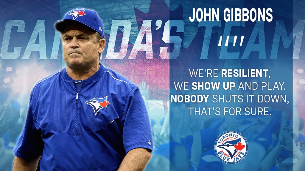 BlueJays's tweet photo. Gibby and the team know what’s at stake. Let’s get the W. #OurMoment https://t.co/uPAtG4jIhg