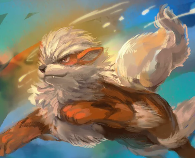 ウインディ #ポケモン版深夜の真剣お絵描き60分一本勝負 