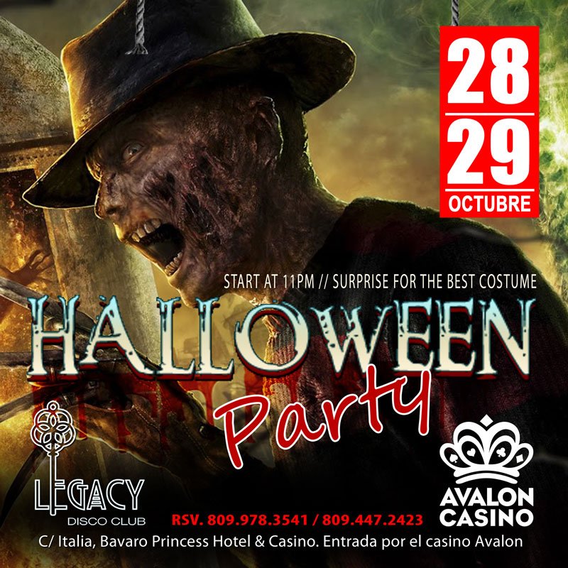 legacydiscord's tweet image. AVALON CASINO Y LEGACY DISCO TE INVITAN A SU FIN DE SEMANA DE HALLOWEEN, PREMIANDO A LOS MEJORES DISFRACES...