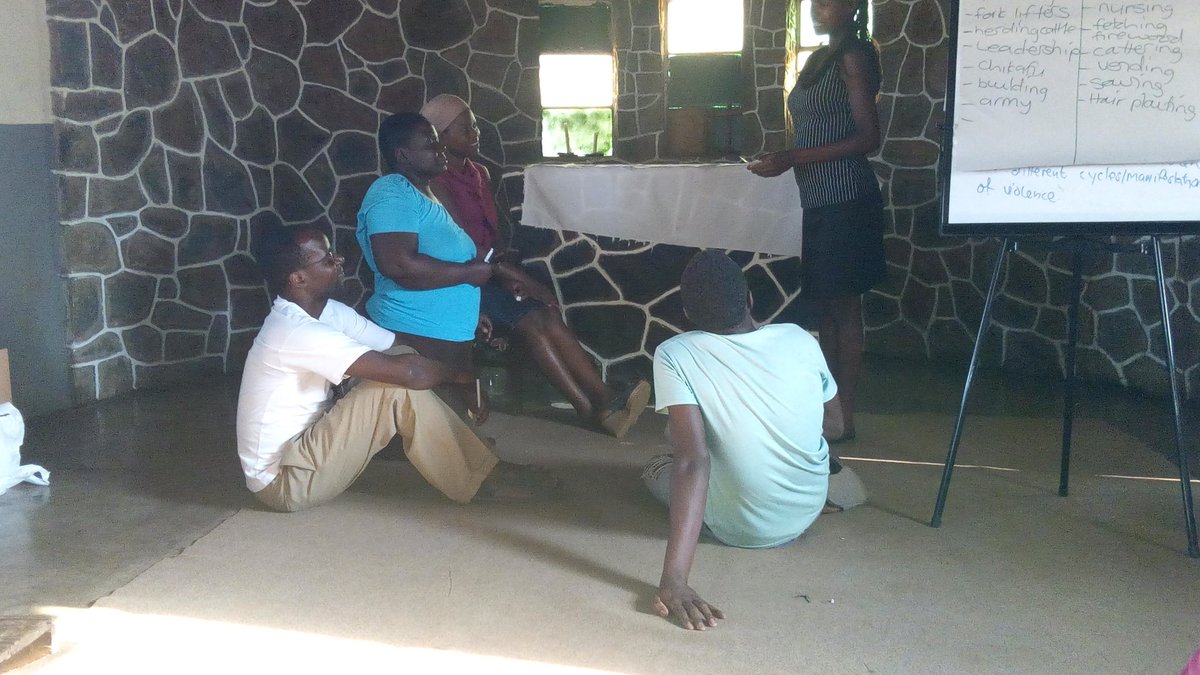 YetTrust's tweet photo. Analyzing women participation in decision-making,  role-play depicts women being relegated to cooking at  meetings #RightsWayForward https://t.co/VwQqlWjnSW