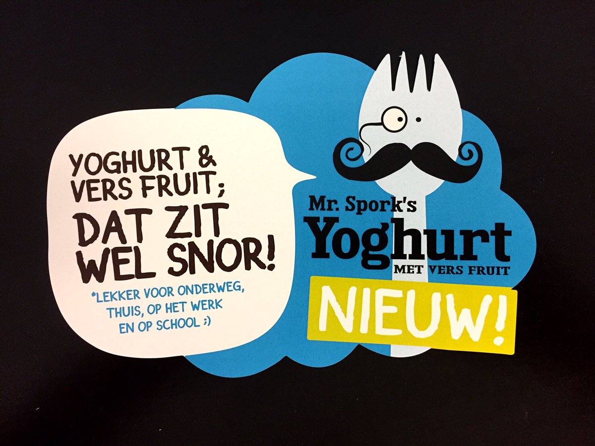 We hebben een toffe #wobbler #pointofsale #pos ontwikkeld voor dezuivelmakers.nl/mr-spork