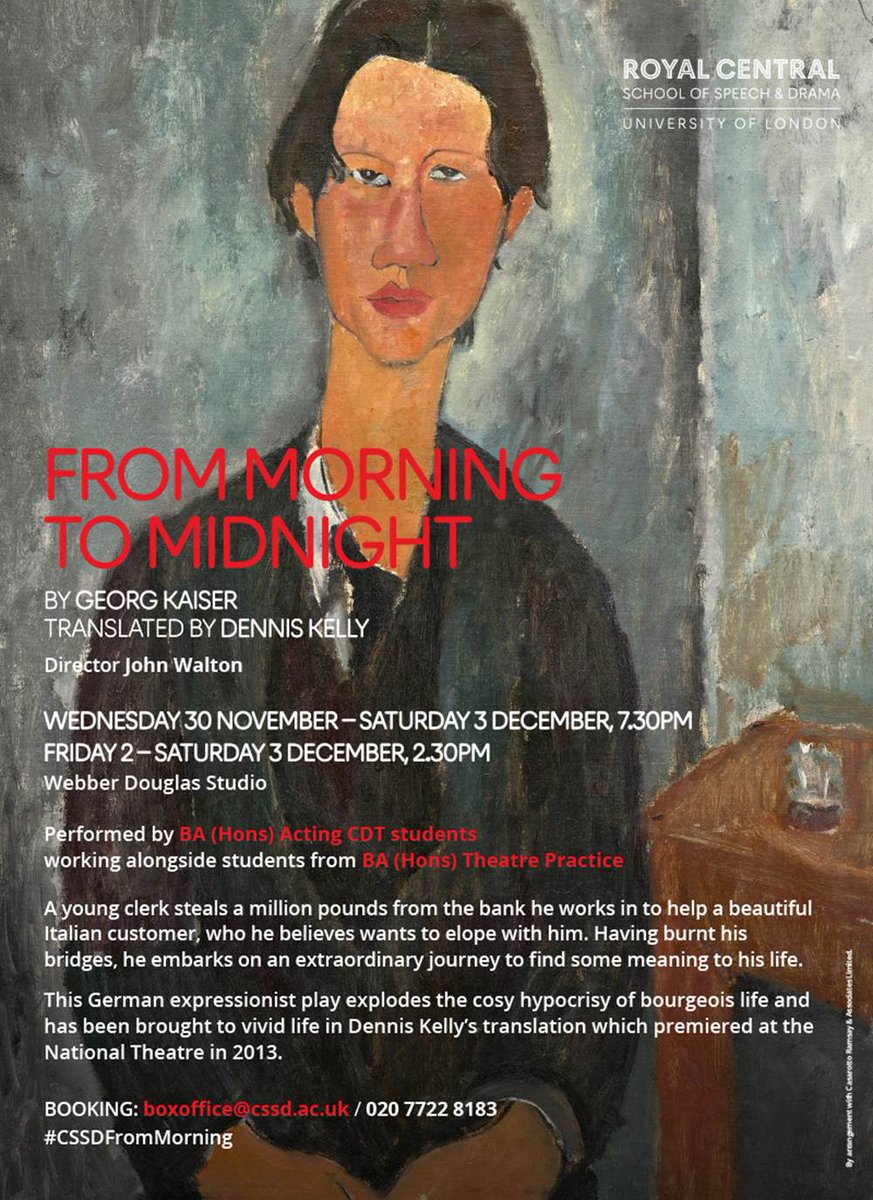 ActingCDT's tweet photo. Don't forget to book your ticket. https://t.co/2Eo3Gkr4gD #CSSDFromMorning https://t.co/jnCphTycHv