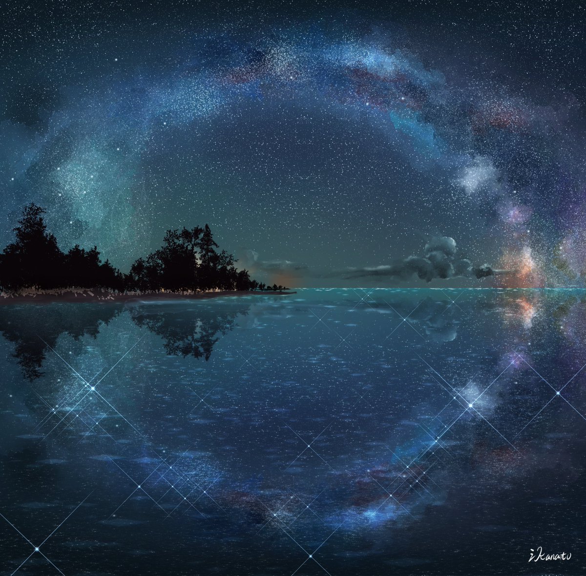 腠人 Kanato 天の川 Milky Way 我らが天の川 銀河を太陽系 つまり銀河の内側から見たとき天球上の帯のように見える星の集まり 地球の公転より 夏は夜に天の川銀河の中心 バルジ を向くため冬より明るい 天の川が観測できる T Co