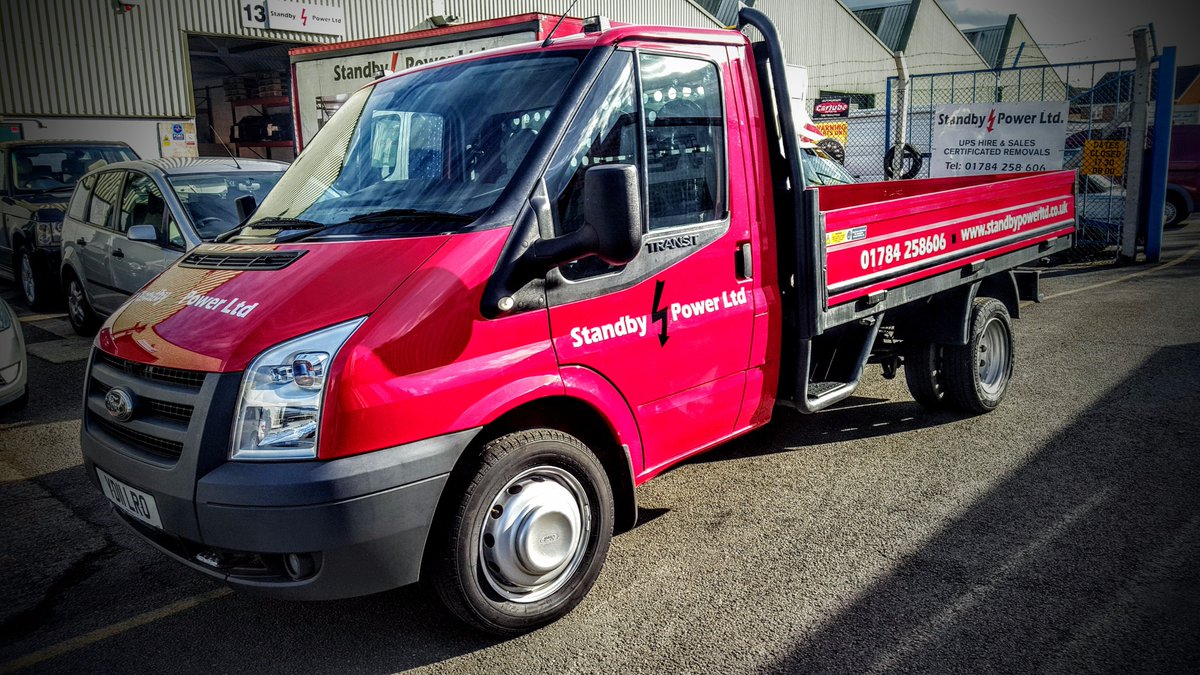 standbypowerltd's tweet photo. Most recent fleet addition - 3.5T Transit Flatbed. https://t.co/2FMDz3O2cR