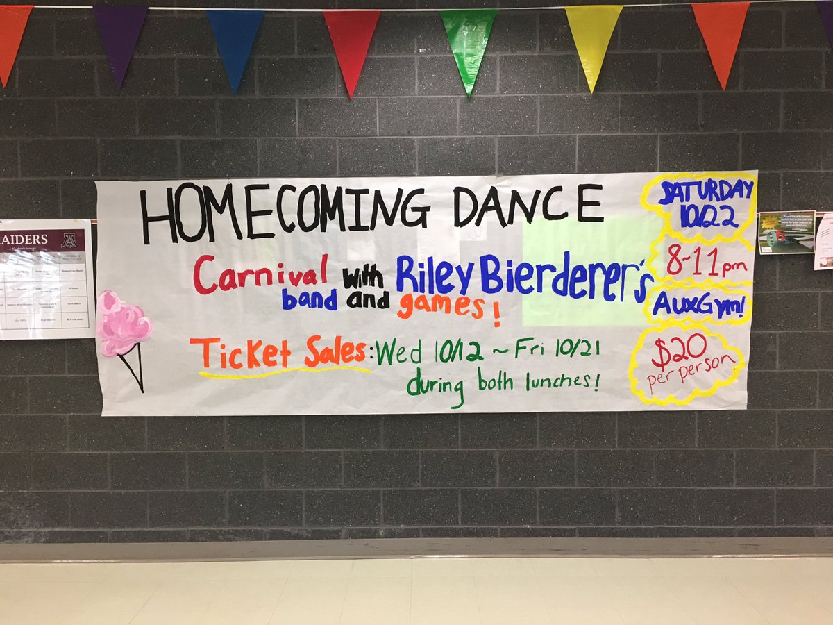 AHSFootball's tweet photo. Hurry! Get your tickets for the #hoc2016 dance with singer @RileyBiederer! https://t.co/VORP7x4squ