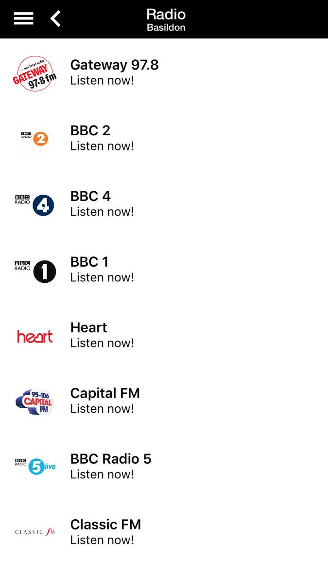 Ci_Basildon's tweet image. You can now listen to @Gateway978 direct through the Basildon @CI_Apps!