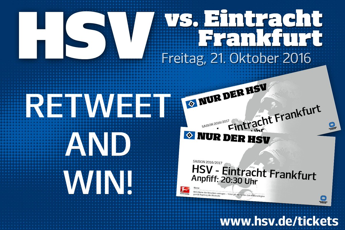 HSV's tweet photo. Neues Heimspiel, neues Glück! 🍀
Gewinnt 2x2 Tickets für das Spiel gegen Eintracht Frankfurt. 
Teilnahmebedingungen: https://t.co/Z3jtOD4b0O https://t.co/95EkiIHSS1