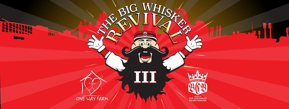 BeardBarons's tweet photo. Big Whisker Revival 3 #Beard &amp; #Mustache #competition is this Saturday at @SGHRevival! This is a #charity event benefiting @OneWayChildrens! https://t.co/HXaDUhmV35