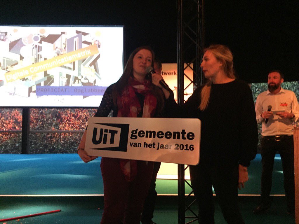 UiTforum's tweet photo. Proficiat @gem_opglabbeek! #UiTgemeente van het jaar #UiTforum #UiTnetwerk https://t.co/piyjo1lNrM