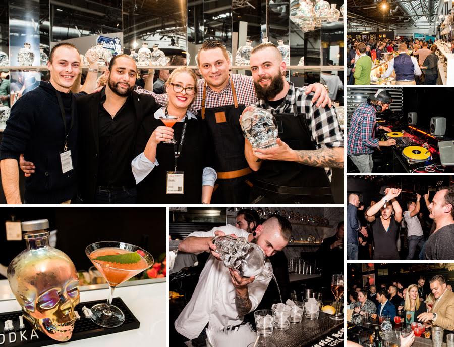 urbandrinksuk's tweet photo. The world's best bartenders mixing cocktails with @crystal_head vodka at the Berlin bar Convent &amp; after-party! #bbc16 https://t.co/nlJ7ELU6Xj
