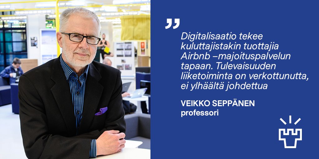 UniOulu's tweet photo. Veikko Seppänen aloitti digitaalisen liiketoiminnan professorina #UniOulu  https://t.co/TdOEZ1yS2I https://t.co/l5OSceHJjK