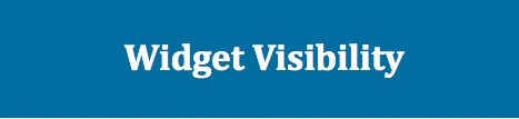 mjoneswebdesign's tweet image. #BEST_WORDPRESS_PLUGINS 

3 – the #Widget_Visibility plugin allows you to control just that. V. useful.

Read more - bit.ly/2di8NwJ