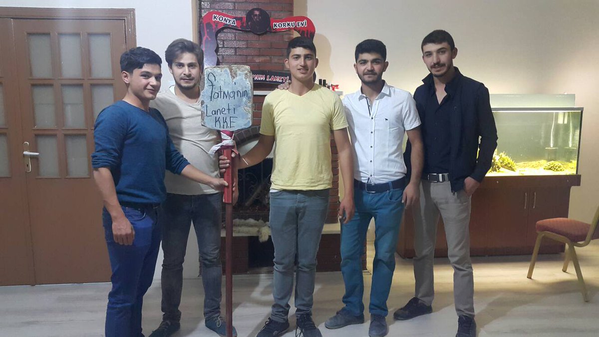 Fatma'nın Laneti ekibimize teşekkür eder #korku #korkuevi #konyakorkuevi