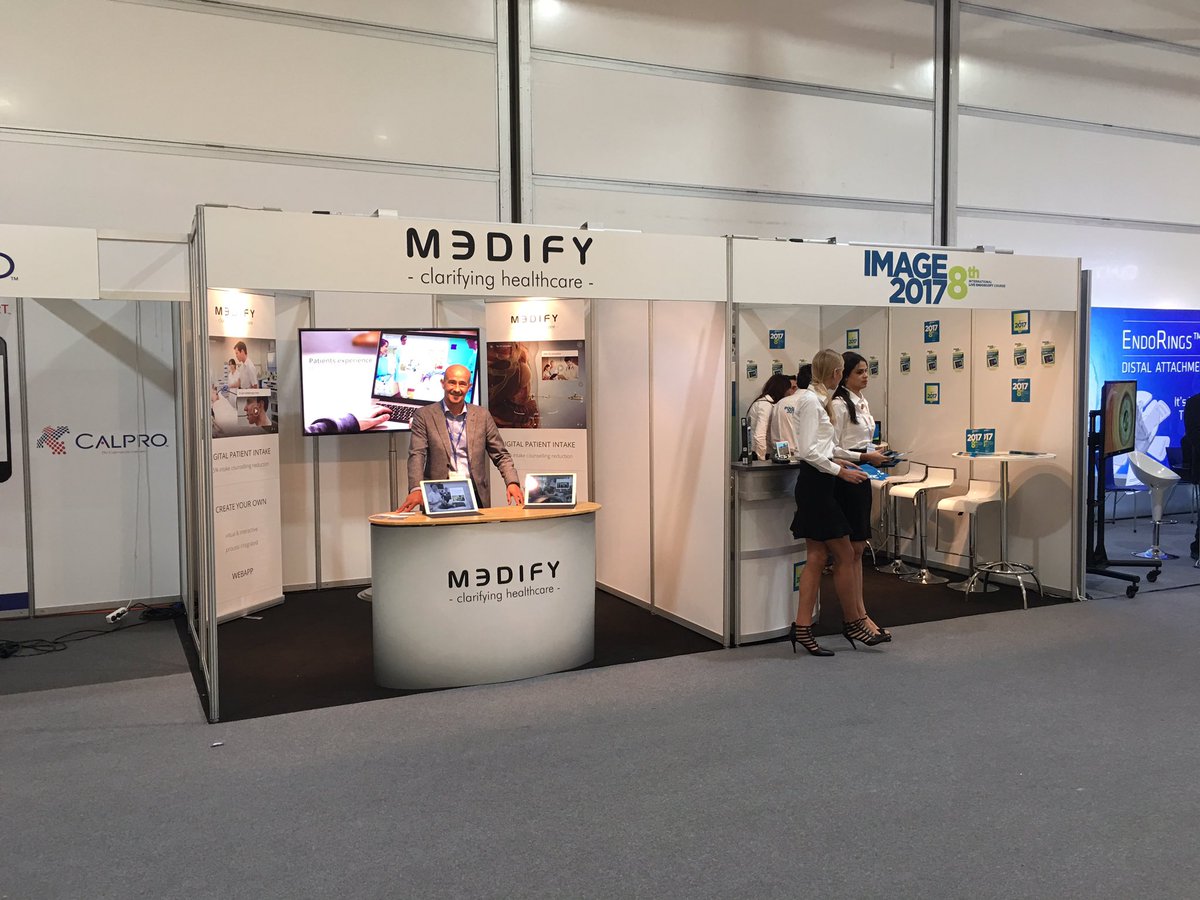 Medify3D's tweet photo. We are opposite the poster area @uegweek in Vienna! #uegweek #digital pre-screening Let your patients better understand the upcoming scopy. https://t.co/404MSDjGIk